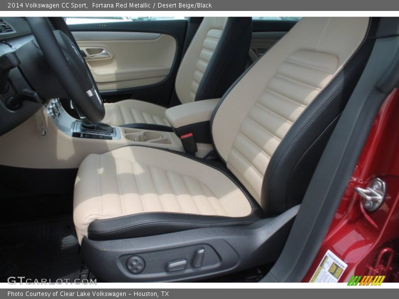 Fortana Red Metallic / Desert Beige/Black 2014 Volkswagen CC Sport