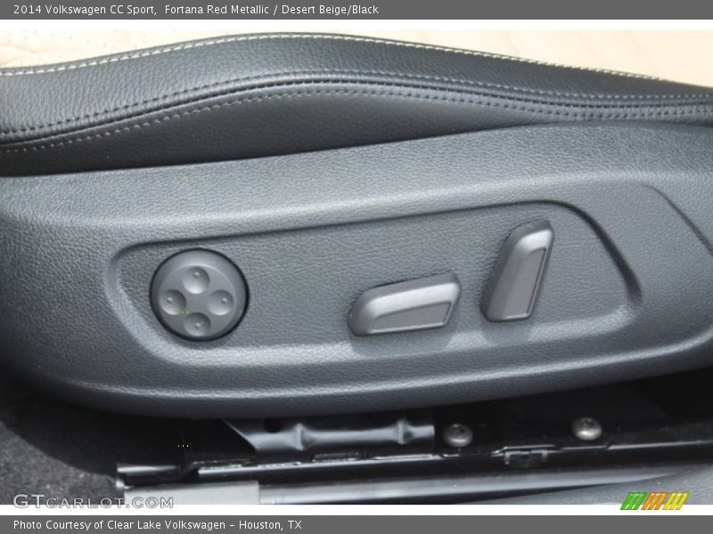 Fortana Red Metallic / Desert Beige/Black 2014 Volkswagen CC Sport