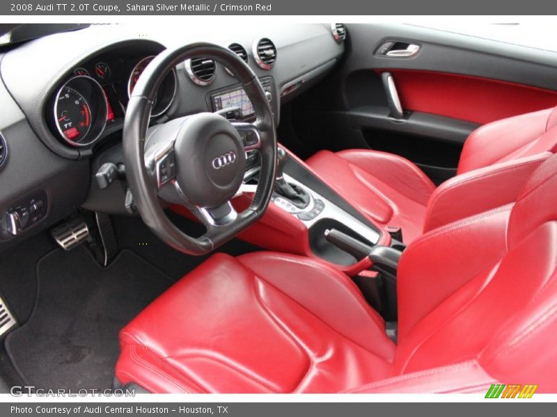 2008 TT 2.0T Coupe Crimson Red Interior