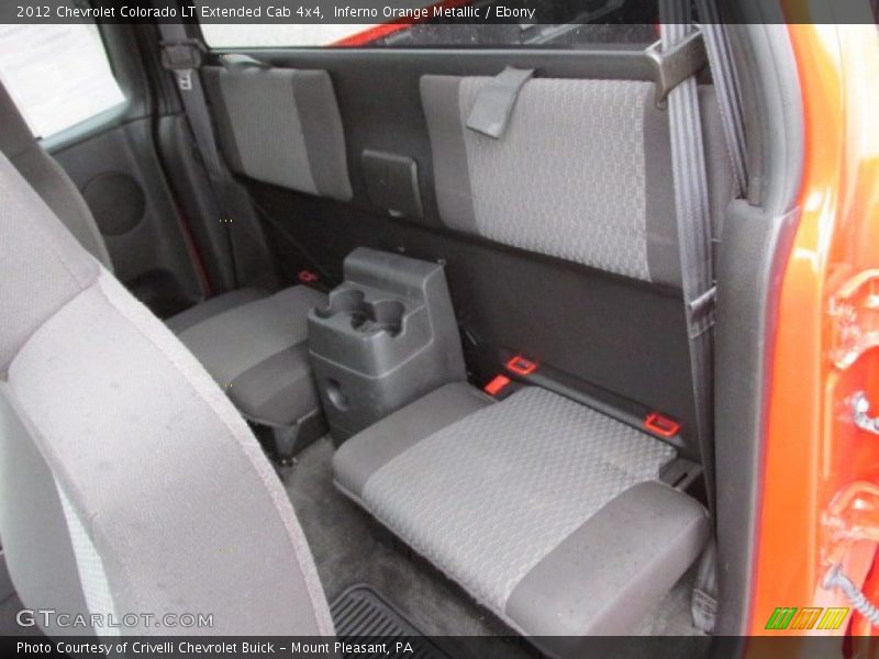 Inferno Orange Metallic / Ebony 2012 Chevrolet Colorado LT Extended Cab 4x4