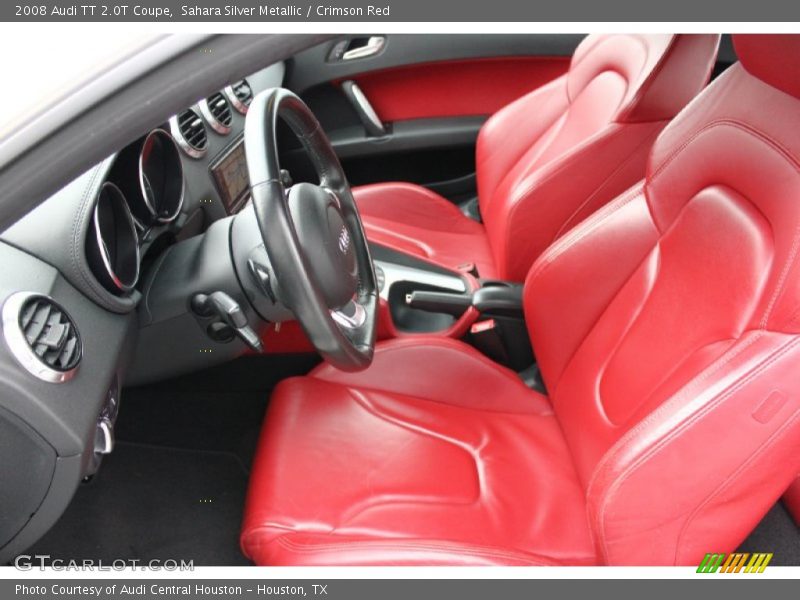 Front Seat of 2008 TT 2.0T Coupe