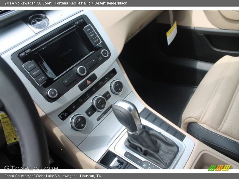 Fortana Red Metallic / Desert Beige/Black 2014 Volkswagen CC Sport