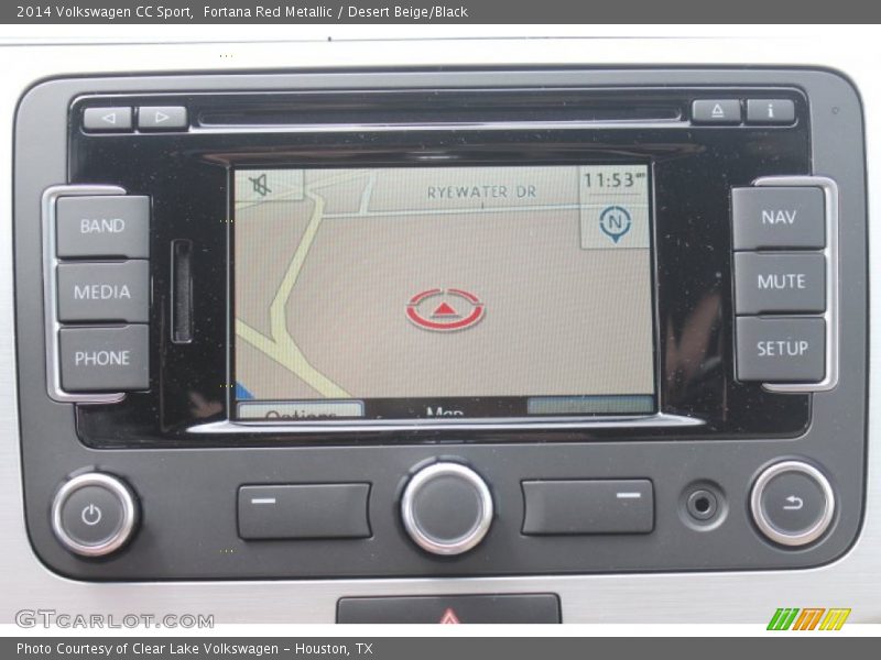 Fortana Red Metallic / Desert Beige/Black 2014 Volkswagen CC Sport