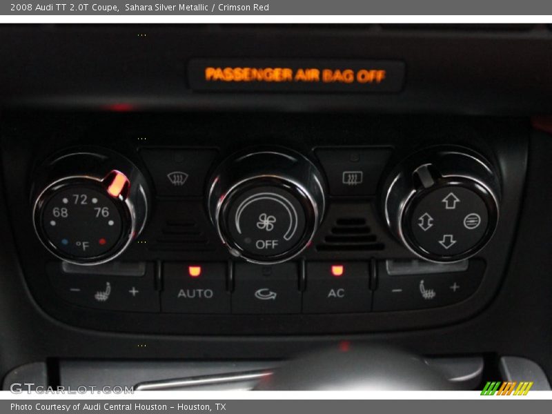 Controls of 2008 TT 2.0T Coupe
