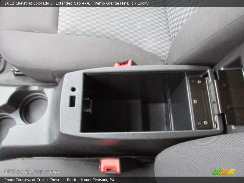 Inferno Orange Metallic / Ebony 2012 Chevrolet Colorado LT Extended Cab 4x4