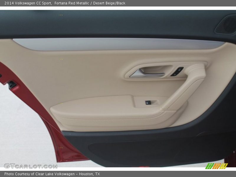 Fortana Red Metallic / Desert Beige/Black 2014 Volkswagen CC Sport