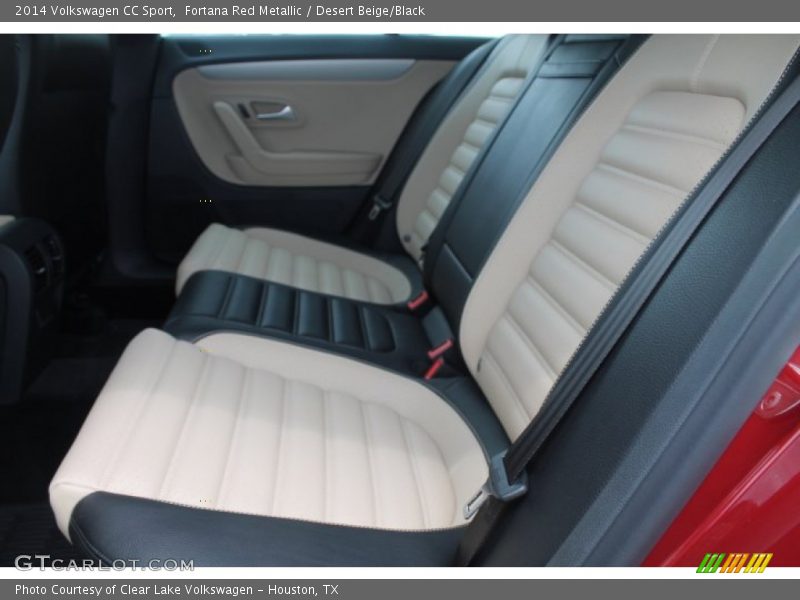 Fortana Red Metallic / Desert Beige/Black 2014 Volkswagen CC Sport