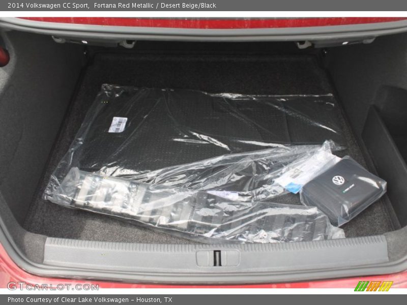 Fortana Red Metallic / Desert Beige/Black 2014 Volkswagen CC Sport