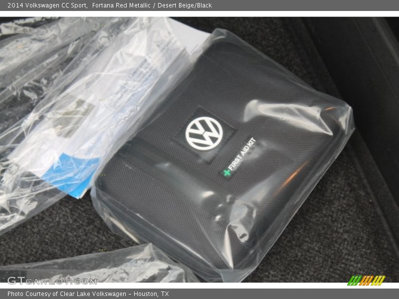Fortana Red Metallic / Desert Beige/Black 2014 Volkswagen CC Sport