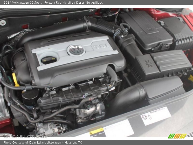Fortana Red Metallic / Desert Beige/Black 2014 Volkswagen CC Sport