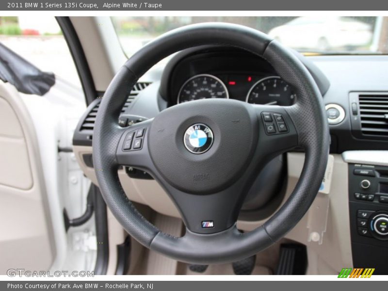 Alpine White / Taupe 2011 BMW 1 Series 135i Coupe