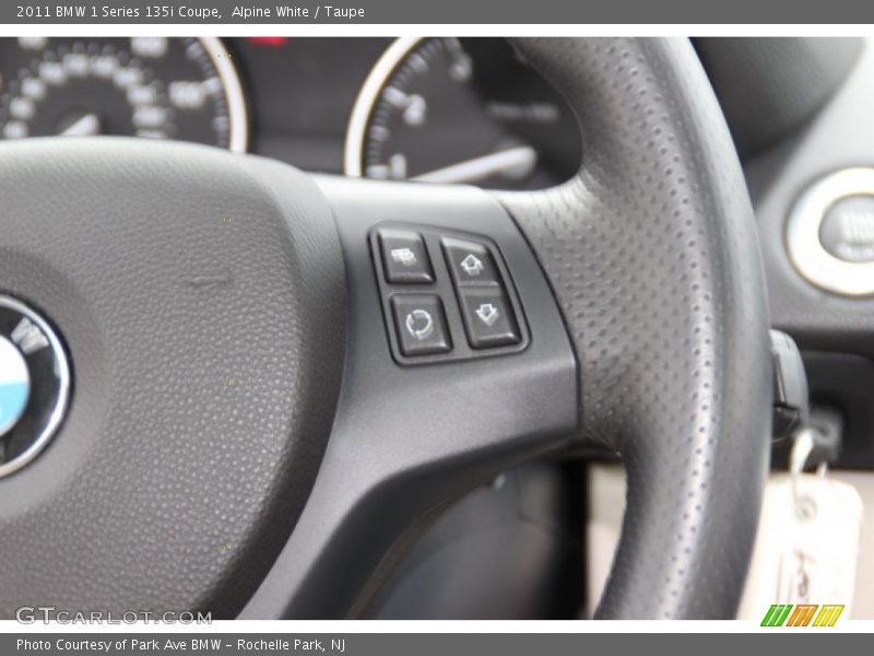 Alpine White / Taupe 2011 BMW 1 Series 135i Coupe