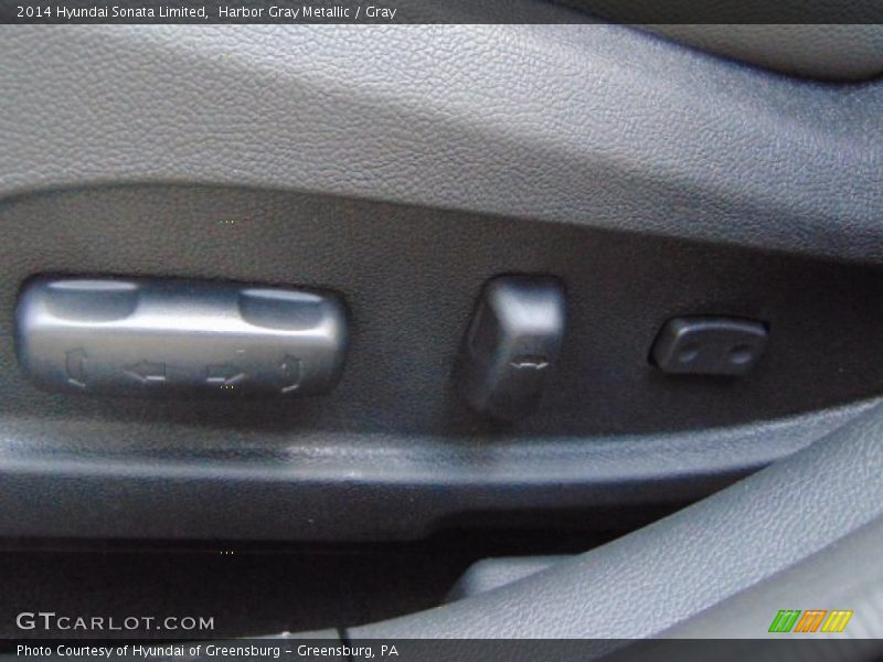 Harbor Gray Metallic / Gray 2014 Hyundai Sonata Limited