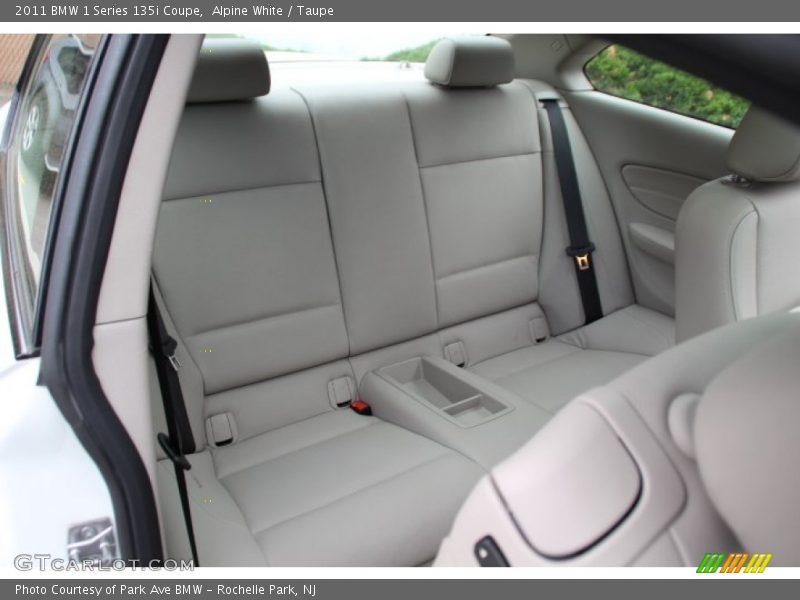 Alpine White / Taupe 2011 BMW 1 Series 135i Coupe