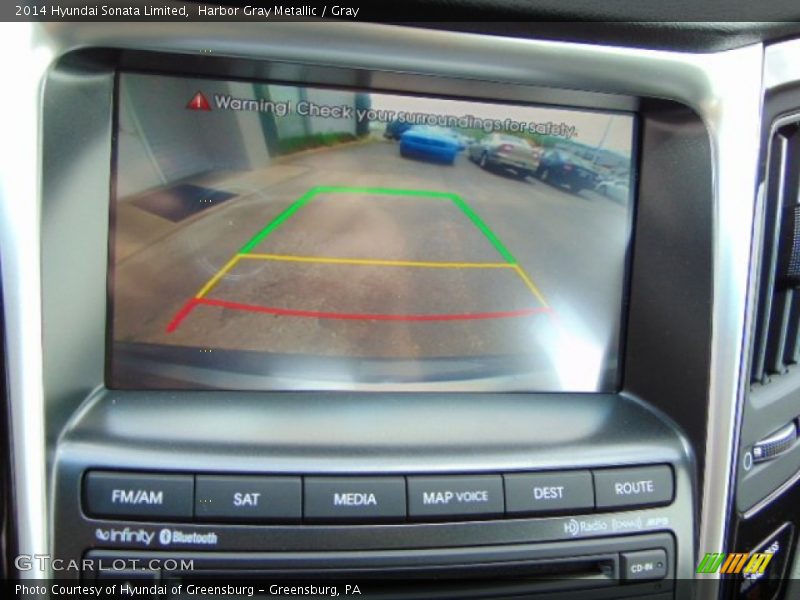 Harbor Gray Metallic / Gray 2014 Hyundai Sonata Limited