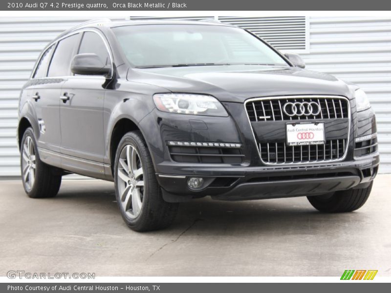 Orca Black Metallic / Black 2010 Audi Q7 4.2 Prestige quattro