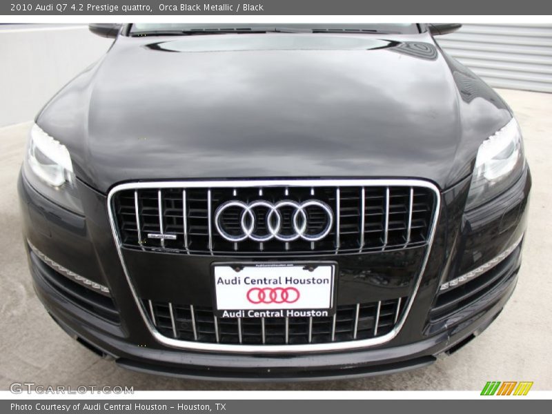 Orca Black Metallic / Black 2010 Audi Q7 4.2 Prestige quattro