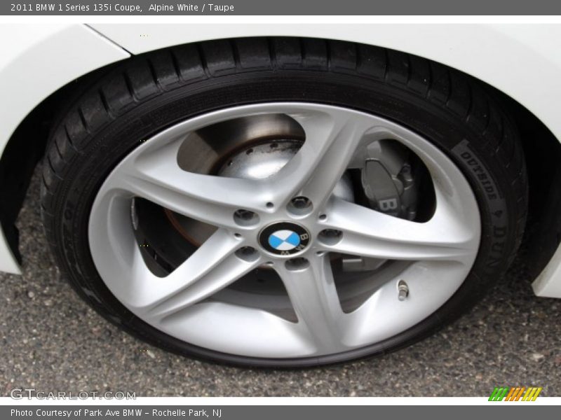 Alpine White / Taupe 2011 BMW 1 Series 135i Coupe
