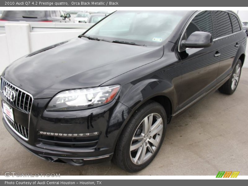 Orca Black Metallic / Black 2010 Audi Q7 4.2 Prestige quattro