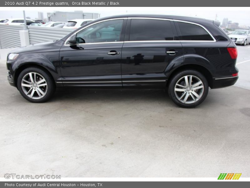 Orca Black Metallic / Black 2010 Audi Q7 4.2 Prestige quattro