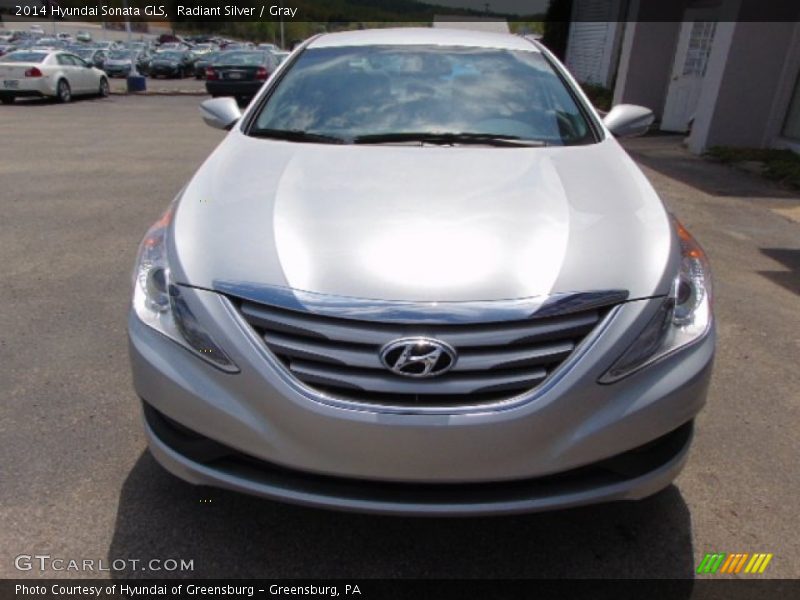 Radiant Silver / Gray 2014 Hyundai Sonata GLS