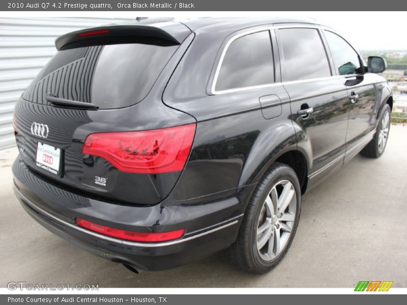 Orca Black Metallic / Black 2010 Audi Q7 4.2 Prestige quattro