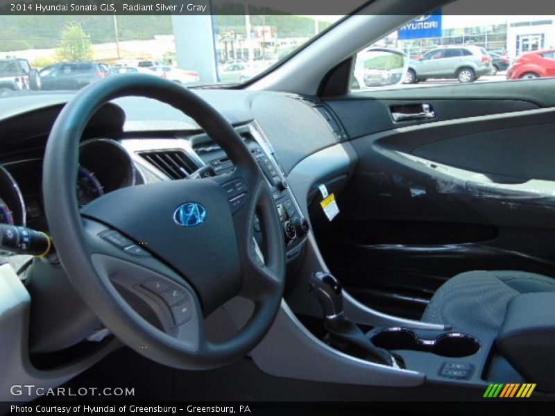 Radiant Silver / Gray 2014 Hyundai Sonata GLS