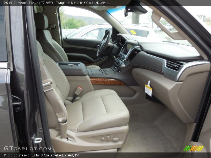 Tungsten Metallic / Cocoa/Dune 2015 Chevrolet Tahoe LTZ 4WD