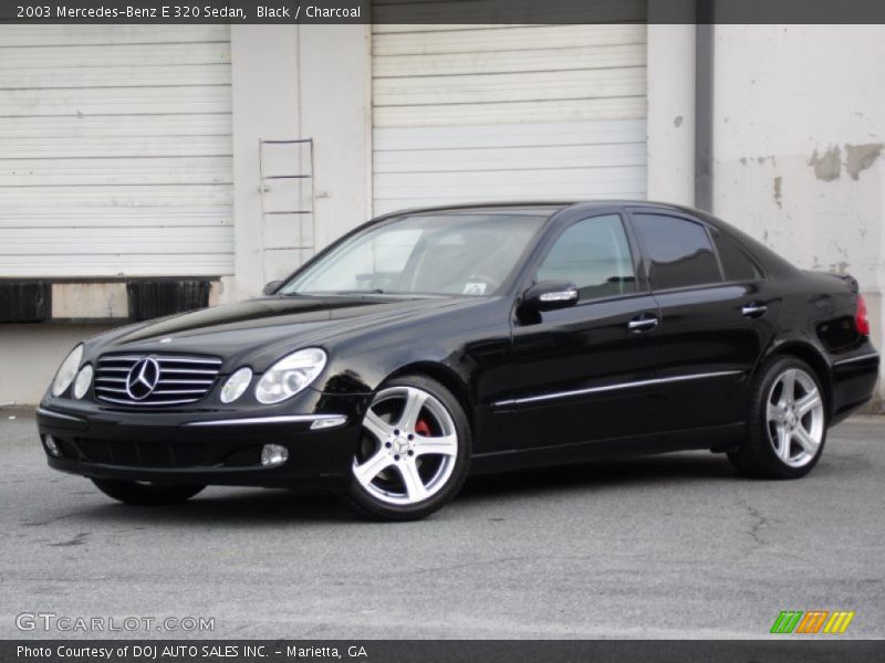 Black / Charcoal 2003 Mercedes-Benz E 320 Sedan