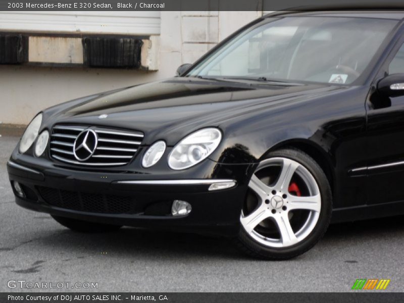 Black / Charcoal 2003 Mercedes-Benz E 320 Sedan