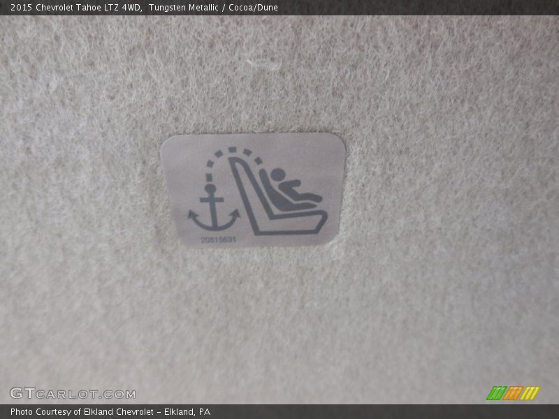 Tungsten Metallic / Cocoa/Dune 2015 Chevrolet Tahoe LTZ 4WD