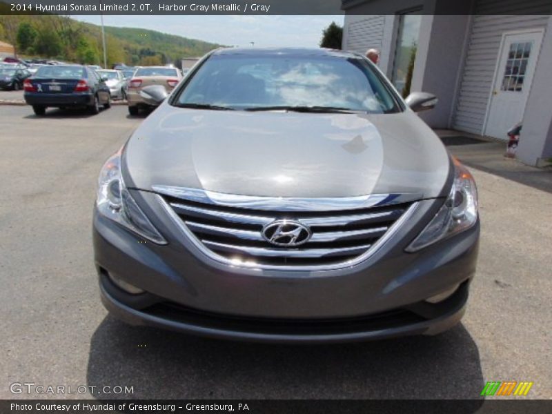 Harbor Gray Metallic / Gray 2014 Hyundai Sonata Limited 2.0T