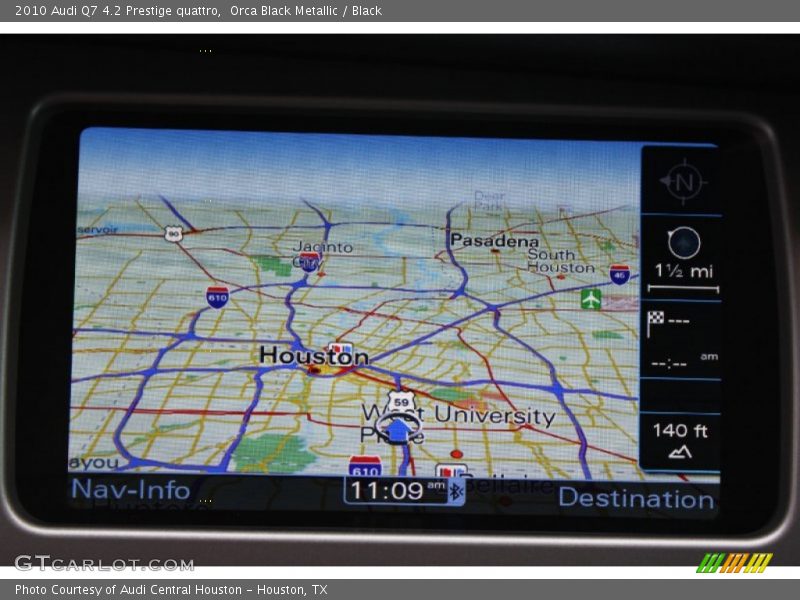 Navigation of 2010 Q7 4.2 Prestige quattro