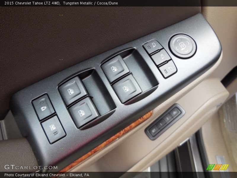 Tungsten Metallic / Cocoa/Dune 2015 Chevrolet Tahoe LTZ 4WD