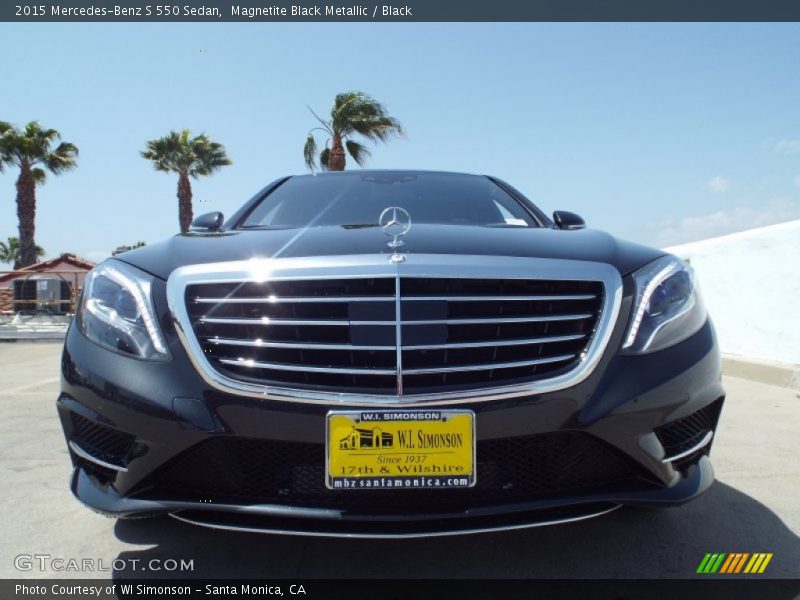 Magnetite Black Metallic / Black 2015 Mercedes-Benz S 550 Sedan