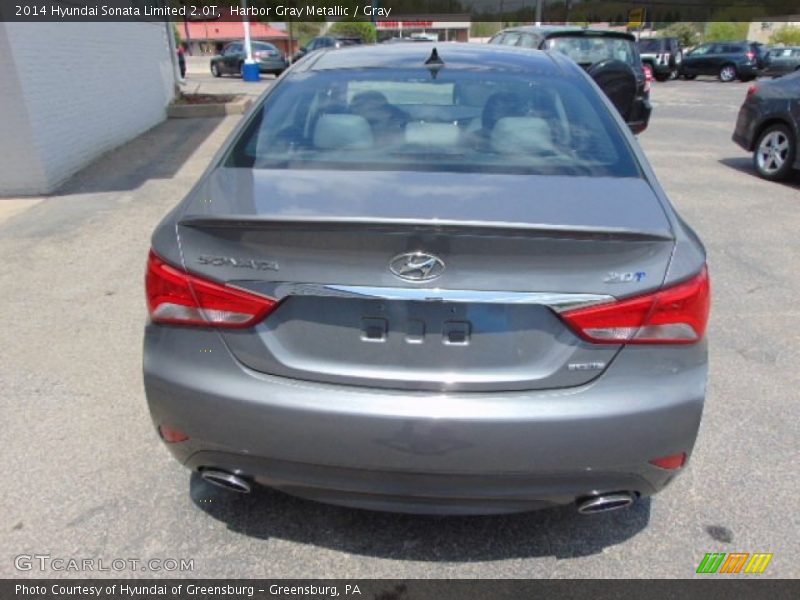 Harbor Gray Metallic / Gray 2014 Hyundai Sonata Limited 2.0T
