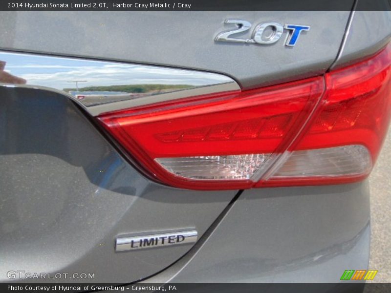 Harbor Gray Metallic / Gray 2014 Hyundai Sonata Limited 2.0T