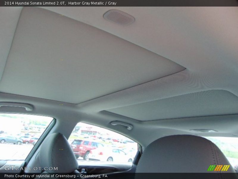 Harbor Gray Metallic / Gray 2014 Hyundai Sonata Limited 2.0T