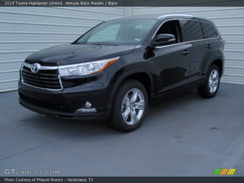 Attitude Black Metallic / Black 2014 Toyota Highlander Limited