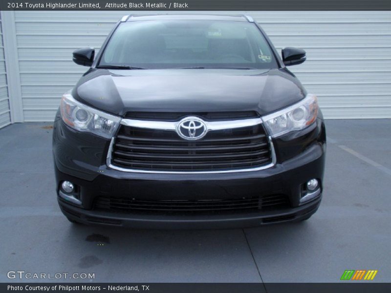 Attitude Black Metallic / Black 2014 Toyota Highlander Limited