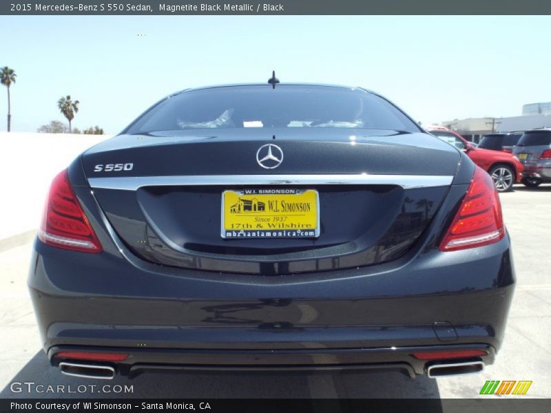 Magnetite Black Metallic / Black 2015 Mercedes-Benz S 550 Sedan