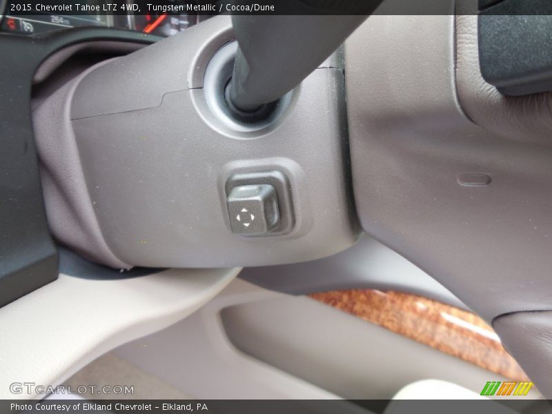 Tungsten Metallic / Cocoa/Dune 2015 Chevrolet Tahoe LTZ 4WD