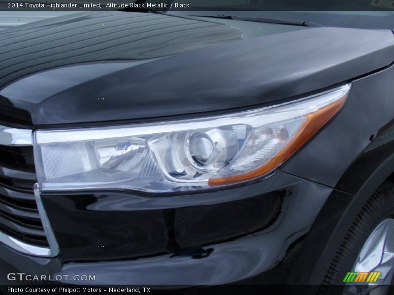 Attitude Black Metallic / Black 2014 Toyota Highlander Limited
