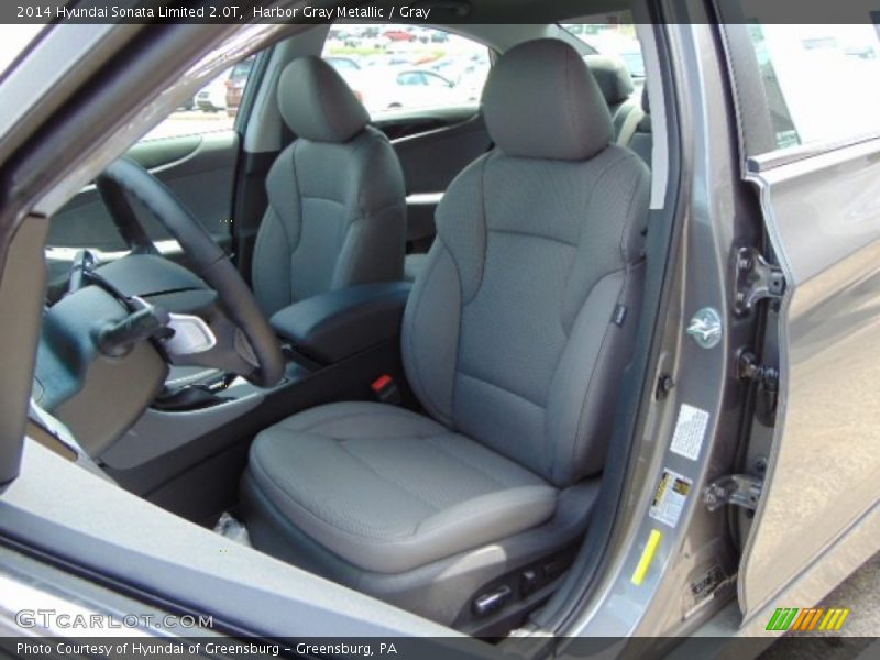 Harbor Gray Metallic / Gray 2014 Hyundai Sonata Limited 2.0T