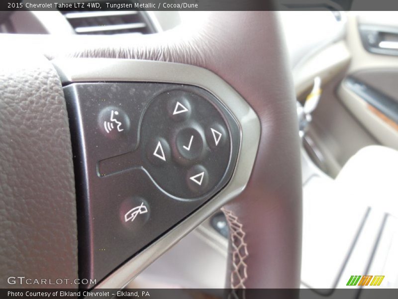 Tungsten Metallic / Cocoa/Dune 2015 Chevrolet Tahoe LTZ 4WD