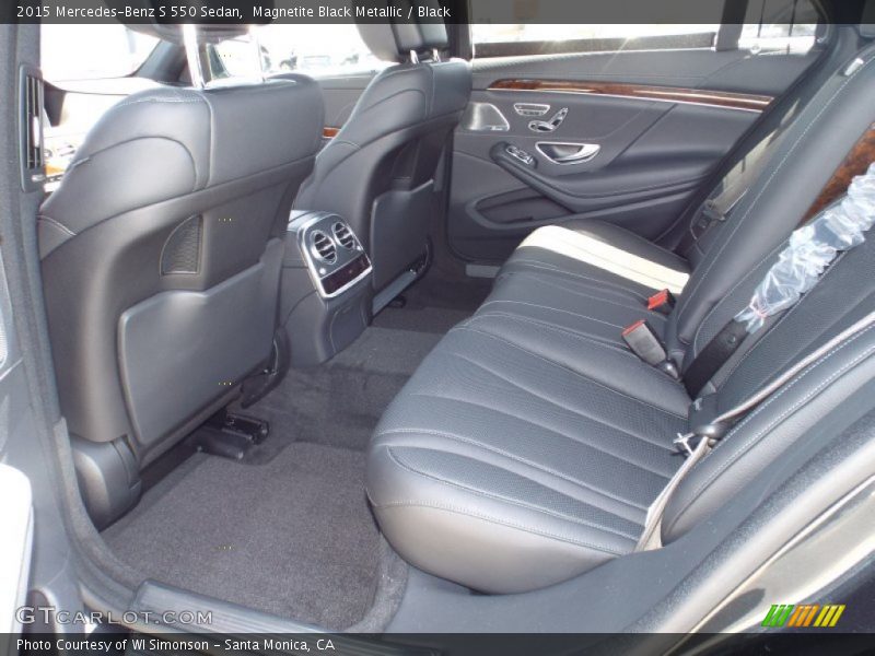 Rear Seat of 2015 S 550 Sedan