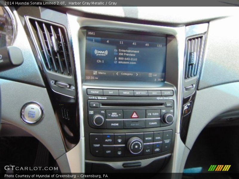 Harbor Gray Metallic / Gray 2014 Hyundai Sonata Limited 2.0T
