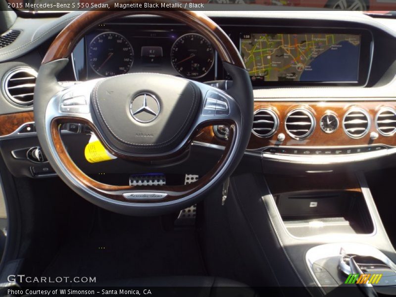 Magnetite Black Metallic / Black 2015 Mercedes-Benz S 550 Sedan