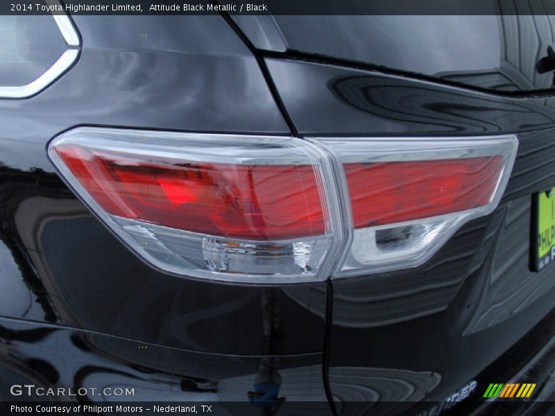 Attitude Black Metallic / Black 2014 Toyota Highlander Limited
