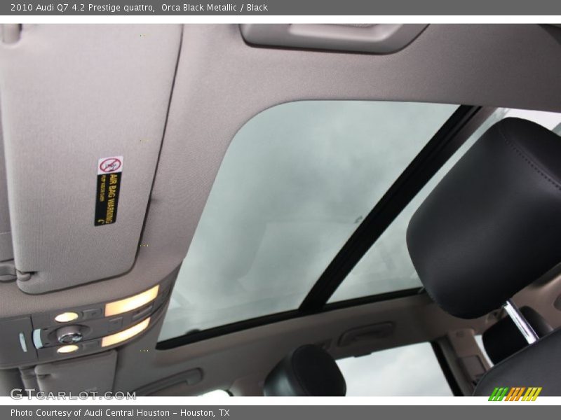 Orca Black Metallic / Black 2010 Audi Q7 4.2 Prestige quattro